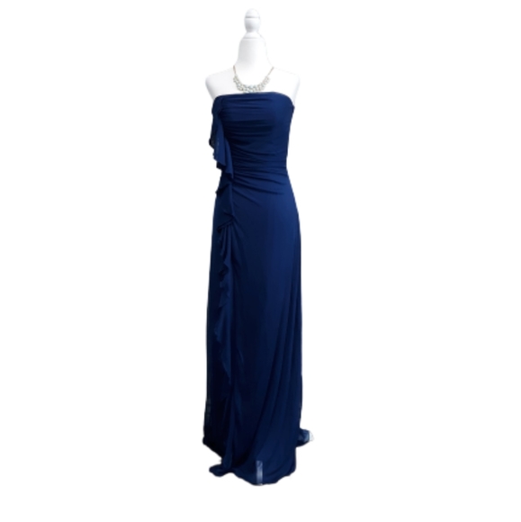 B Darlin Dresses & Skirts - B. DARLIN STRAPLESS ROYAL BLUE PROM DRESS sz 7/8